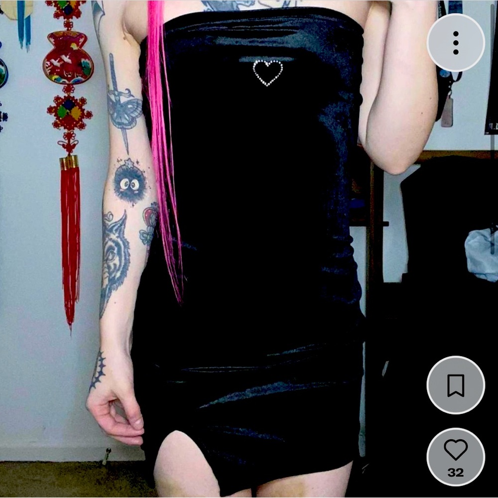 Y2k Velvet dress